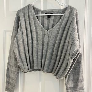 Cropped Knit Sweater